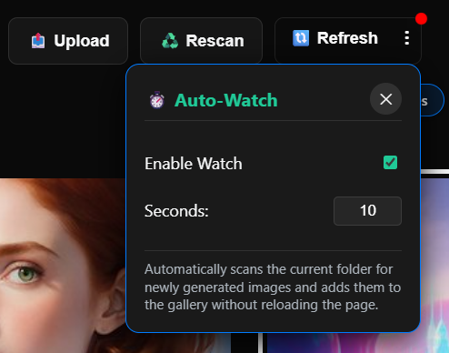 Auto-Watch popup